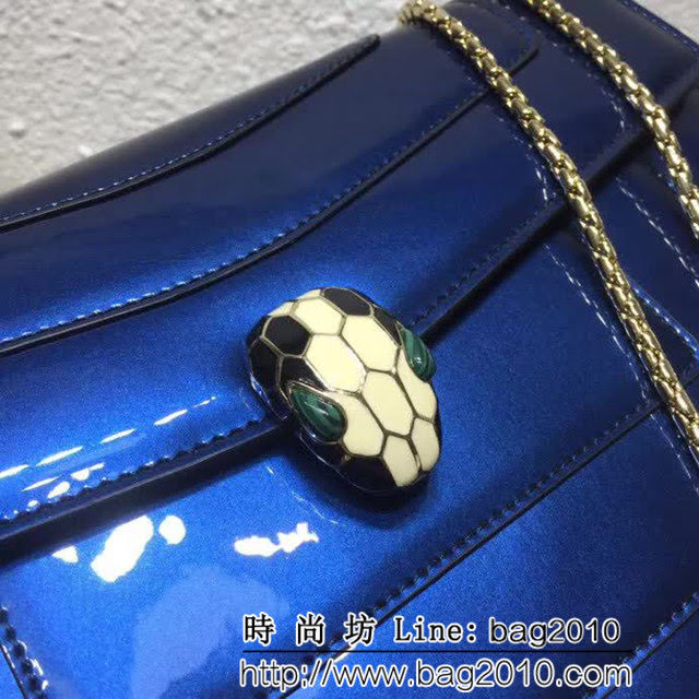 BVLGARI寶格麗 專櫃新品雙層蛇頭包 鏈條單肩斜挎包 B35106 FYD1053